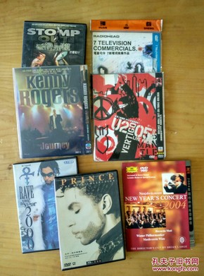 演唱会  DVD D9 rogers U2 kenny radiohead