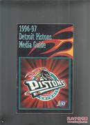 1996-97 DETROIT PISTONS MEDIA GUIDE 1996 - 97年底特律活塞队媒体指南