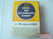 美国进口原装 书口三侧刷红带拇指索引 61年带护封 Webster's Third New International Dictionary（《新韦氏国际英语大辞典》第三版，未删节全本）