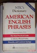 英文原版 Ntc's Dictionary of American English Phrases