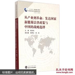 从产业到革命：发达国家新能源法律政策与中国的战略选择/杨泽伟，胡孝红，郭冉 编