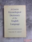 英国印刷 A Concise Etymological Dictionary of the English Language new and corrected impression 英语词源 另一本