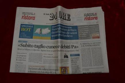 IL SOLE 24 ORE 意大利 24小时太阳报 2014/02/25 9770391786418