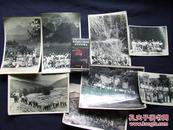 五十年代黑白老照片－一组老照片8张（背面有两张写有女足字样）,尺寸：18×12cm