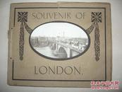 精美画册 1911年英文原版《伦敦游览纪念》一册全 英国伦敦风景名胜 等建筑老照片写真  珂罗版印刷彷如原照