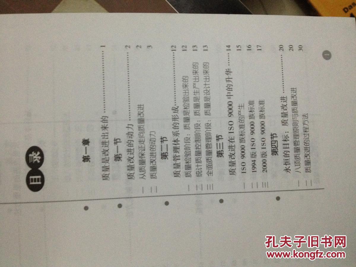 ISO系列丛书 ISO 9000质量改进技法