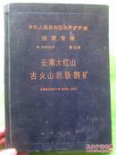 中华人民共和国地质矿产部 地质专报  四 矿床与矿产第15号《云南大红山古火山岩铁铜矿》16开布面精装 仅印655册