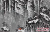 北京荣宝斋国画院赵准旺精英工作室职业画家孔国宾《太行雪景》