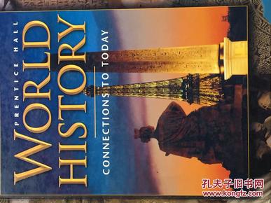 世界历史/WORLD HISTORY--CONNECTIONS TO TODAYLANGUAGE ARTS TODAY（英文原版旧书，中文书名不准确，以图片为准，大16开精装）