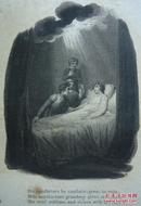 1817年 EDWARD YOUNG- NIGHT THOUGHTS   爱德华•扬著名长诗《夜思录》全小牛皮精装古董书 雕版大师R.Westall铜版画插图初版本 品相上佳