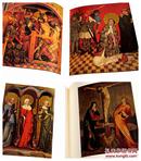 六七十年代印刷精美/价格昂贵/SKIRA大型欧洲艺术史画册系列/布面精装/书皮//手工粘贴彩色插图《中世纪晚期德国绘画·1350/1500》含72幅彩色插图 DIE DEUTSCHE MALEREI