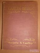 1935年 Marjorie Sewell Cautley - Garden Design 考特利景观设计名著《花园设计：景观创作中应用的抽象设计原则》珍贵初版本 大量精美插图,色卡及园林图纸