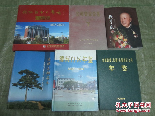 公司登記公告 7（遼寧省錦州分冊）16開，軟精裝，大厚本