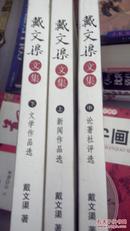 戴文渠文集 上中下册全 论著 新闻 文学