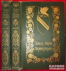 世界名著1890年伦敦出版《莎士比亚1-2卷》大量钢板画16开精装375页