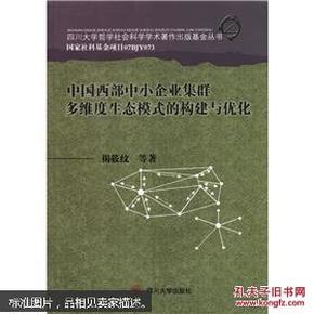 四川大学哲学社会科学学术著作出版基金丛书：中国西部中小企业集群多维度生态模式的构建与优化