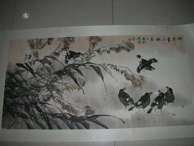 著名画家“吴湛圆”花鸟（2）  四尺整张 ------真迹 保真！