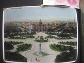 《1920年代青岛天真照相馆 精美大相册》 补图十六: 大连市中心广场 手工上色的大幅彩色照片