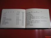 《药品名称手册》，北京市公共卫生局1956年编著印刷，大64开本，共92页，红色漆布面硬精装。