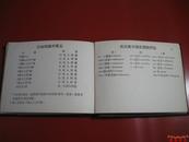 《药品名称手册》，北京市公共卫生局1956年编著印刷，大64开本，共92页，红色漆布面硬精装。