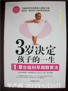 3岁决定孩子的一生1：蒙台梭利早期教育法