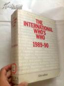 The international who\\\\\\\'s who 1989-1990    大16开巨厚册