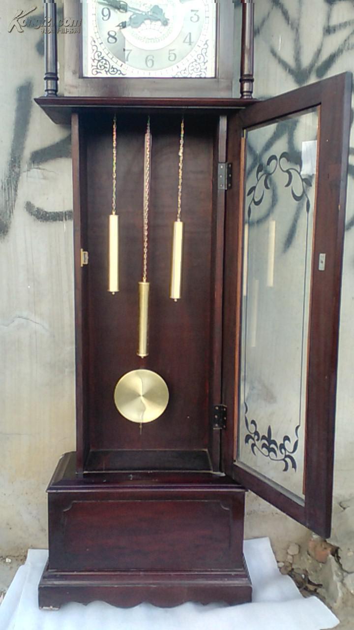 烟台北极星大木钟一座 (走时使用正常) 拍品编号:16343282