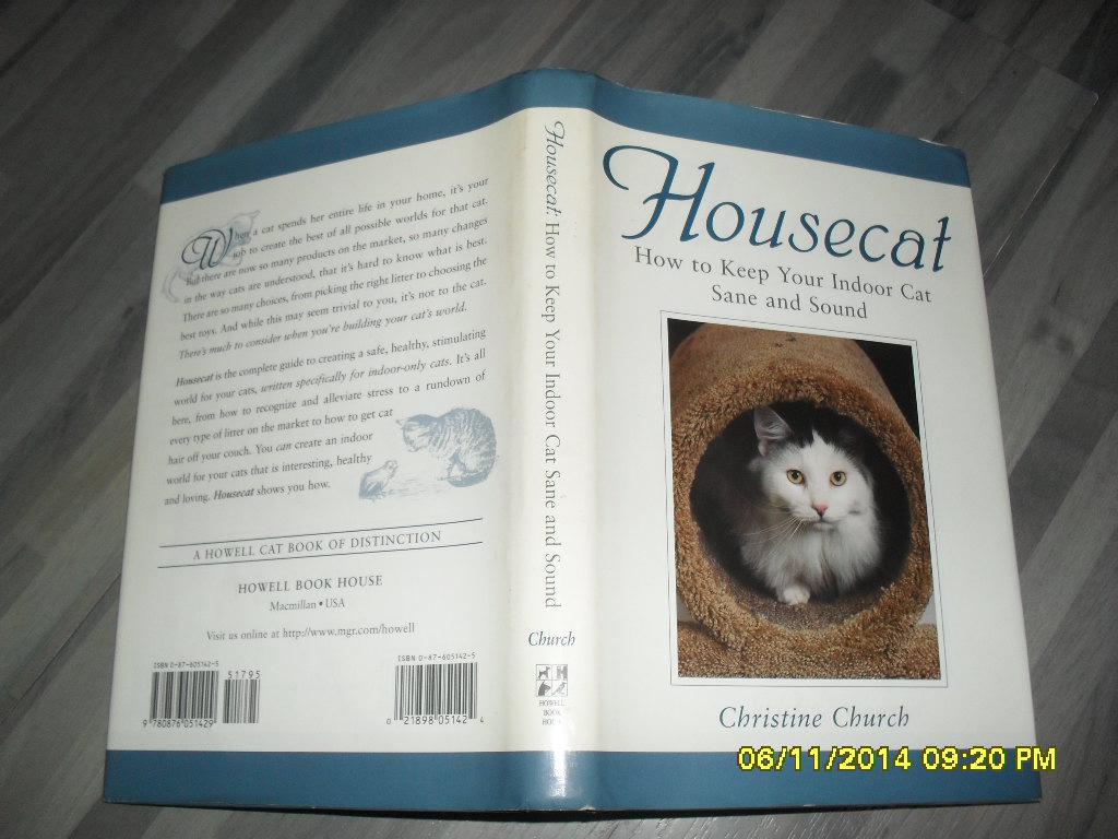 Housecat: How to Keep Your Indoor Cat Sane and Sound家貓：如何保持室內(nèi)貓心智健全（9品精裝98年英文原版193頁小16開）28087