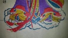 杨家埠木版年画版画大全之024*福禄寿星