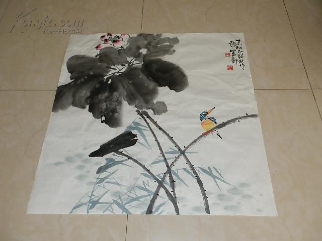 韩敏 花鸟画68*70cm