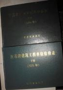 江苏省建筑工程单位估价表 上下册 2001年