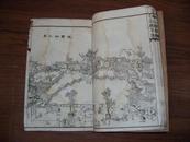 清 文宝书局 【绘图上海杂记（申江勝景图）】 全是版画，尽显老上海时代风貌…