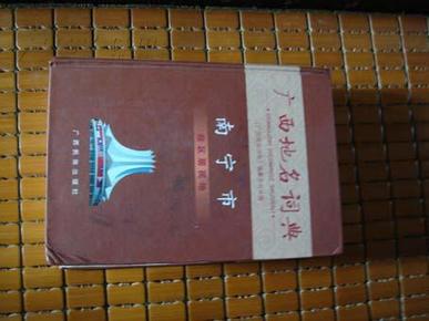 广西地名词典 南宁市政区居民地（硬精装2013.4一版一印823页）