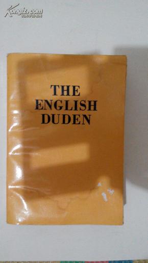 THE ENGLISH DUDEN （一本也包邮，一天内发货）