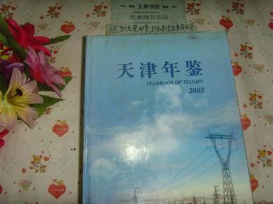 天津年鉴2003 文泉年鉴类精16-D1C，正版纸质书~~现货