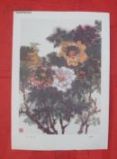 现代中国画.牡丹花..8开
