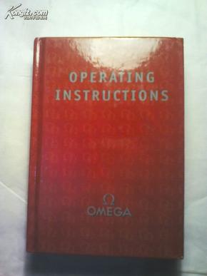 OPERATING INSTRUCTIONS OMEGA【欧米伽操作说明】精装 ，含中文说明，11种语言