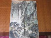 当代著名画家 尚炯山水画一幅：（规格68X46）真迹