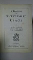 A Dictionary of Modern English Usage [1934]