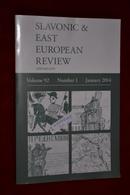 SEER SLAVONIC & EAST EUROPEAN REVIEW 2014/01 斯拉夫及东欧的回顾