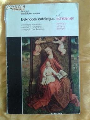 国外名画画册《beknopte catalogus schilderijen》1973年