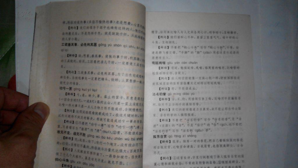 学生常用成语例解与辨误（包邮，一天内发货）