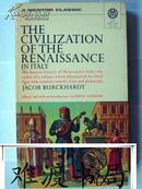 1960年版 Jacob Burckhardt  : The Civilization of the Renaissance in Italy 英文原版书