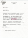 美国总统 Bill Clinton比尔·克林顿信札 1990年 带实寄封 使用特制专属水印信笺