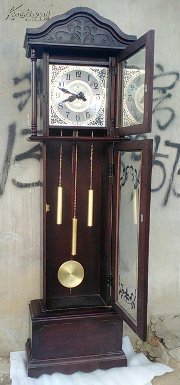 烟台北极星大木钟一座 (走时使用正常) 拍品编号:16343282