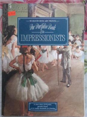 THE PORTFOLIO BOOK OF THE IMPRESSIONISTS【稀见佳品 40幅最具代表性印象派绘画 每一幅都可以拆下装裱】