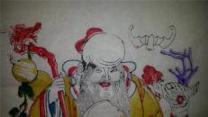 杨家埠木版年画版画大全之024*福禄寿星