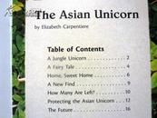 英文原版    少儿口袋装小绘本    The Asian Unicorn   亚洲独角兽