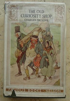 1936年CHARLES DICKENS ：Old Curiosity Shop 狄更斯《老古玩店》精装插图本 品相上佳 书衣全