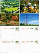 美在黑龙江（2011）黑龙江著名景区邮资明信片-影视基地类11张
